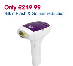 Only £249.99 Silk'n Flash&Go Hair Reduction